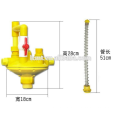 Chicken cage accessories with automatic water pressure reducing valve